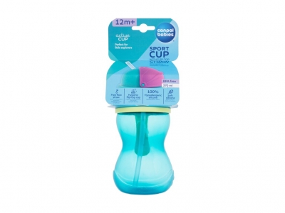 Active Cup Sport With Flip-Top Straw Blue - Canpol Babies Apa de parfum