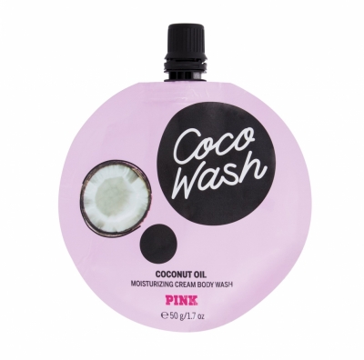 Coco Wash Coconut Oil Cream Body Travel Size - Pink Gel de dus