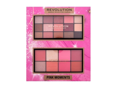 Set Pink Moments Face & Eye Gift - Makeup Revolution London Blush