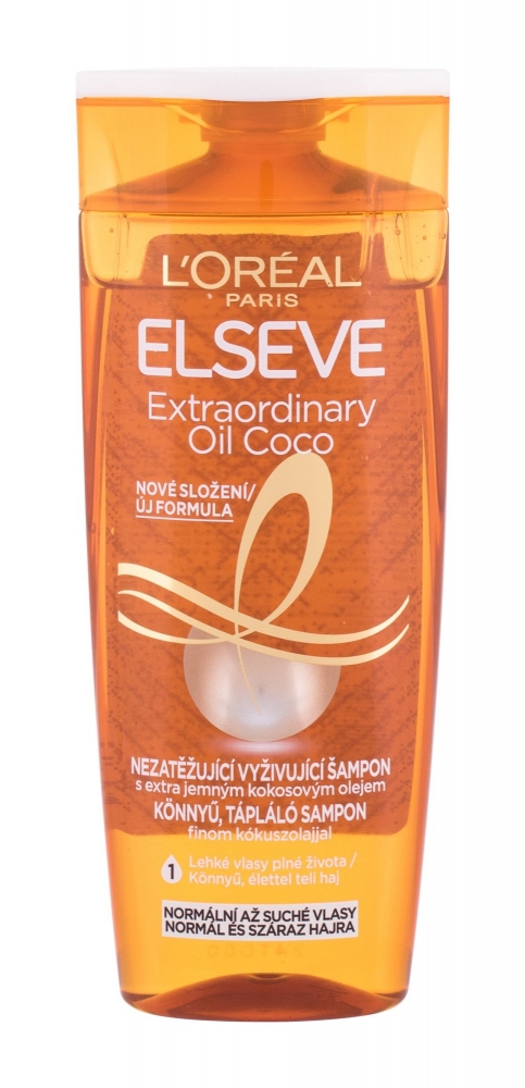 Elseve Extraordinary Oil Coco Weightless Nourishing Shampoo - LOreal Paris Sampon