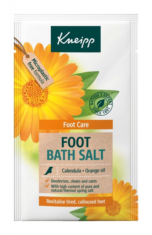 Foot Care Bath Salt Calendula & Orange Oil - Kneipp Tratamente corporale