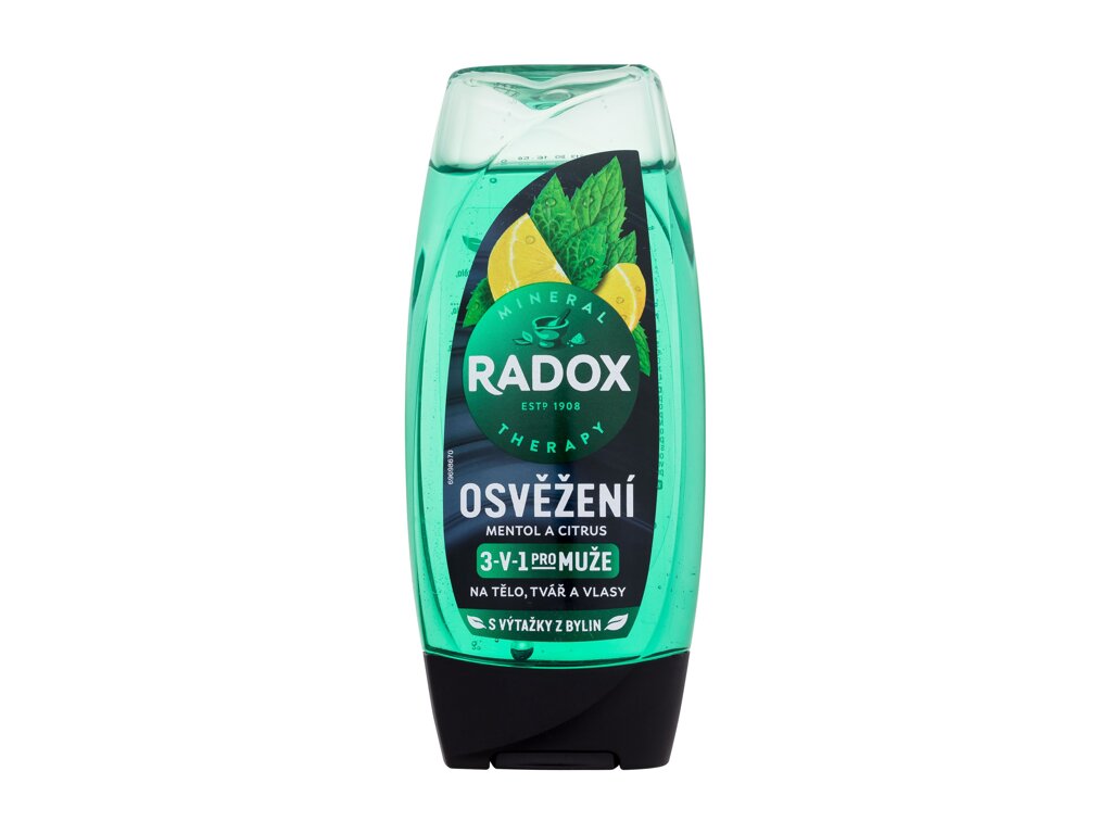 Refreshment Menthol And Citrus 3-in-1 Shower Gel - Radox de dus