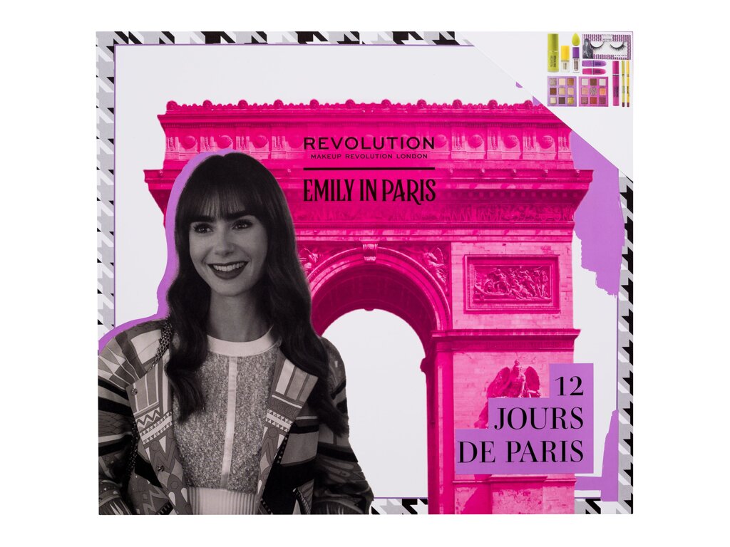 Set Emily In Paris 12 Jours De Advent Calendar - Makeup Revolution London Fard pleoape