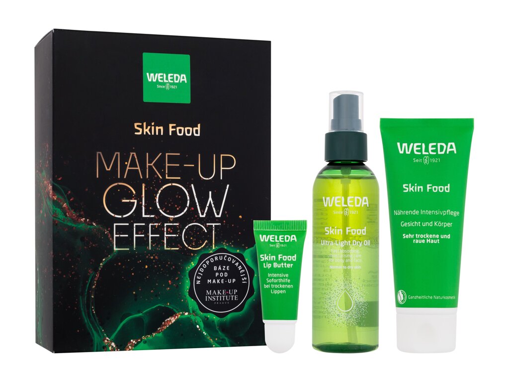 Set Skin Food Make-up Glow Effect - Weleda Balsam de buze